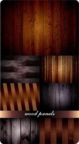 Набор текстур деревянной вагонки различных видов