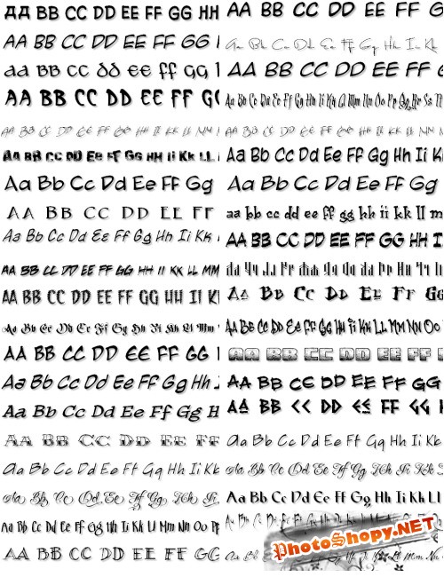 Коллекция шрифтов (Blambot Fonts)