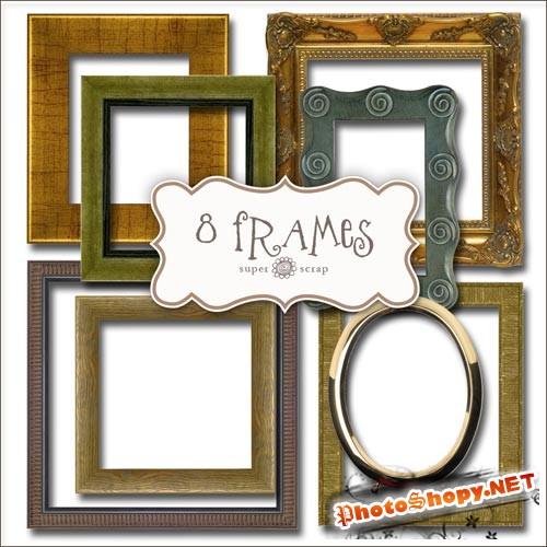 Scrap-kit - Old Frames Set