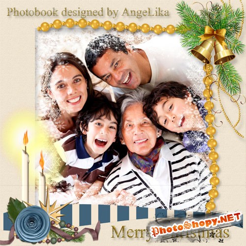 Рождественская фотокнига - Семейный праздник