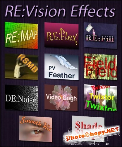 Набор плагинов для фотошопа RE-Vision Effects
