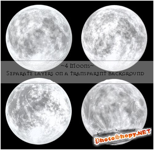 4 Moons PSD Template