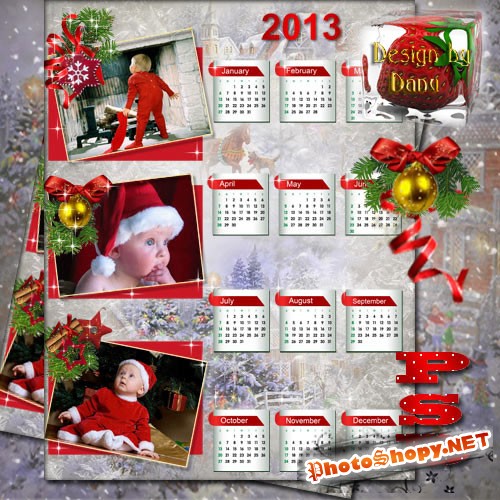 Календарь-рамка - В ожидании Рождества