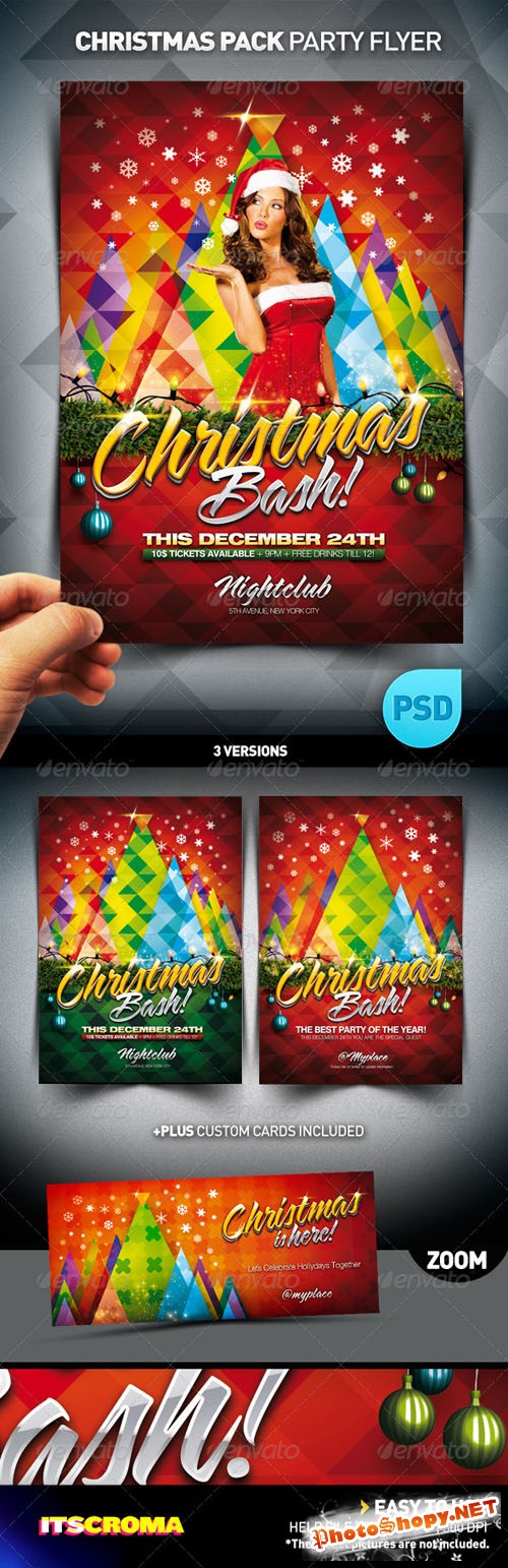 GraphicRiver - Christmas Bash Party Flyer Pack 769397