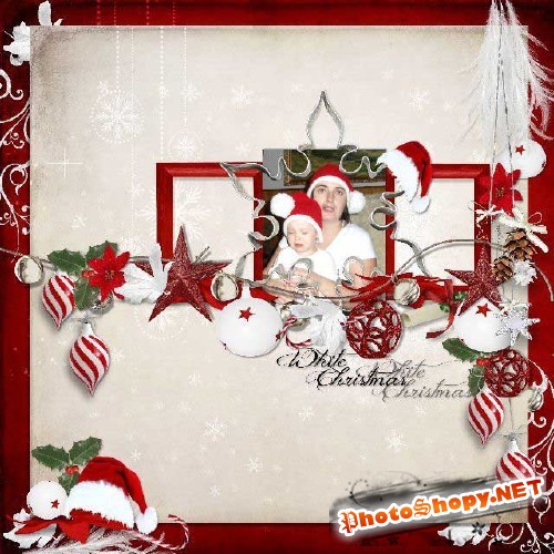 Рождественский скрап-набор - Белоснежное Рождество