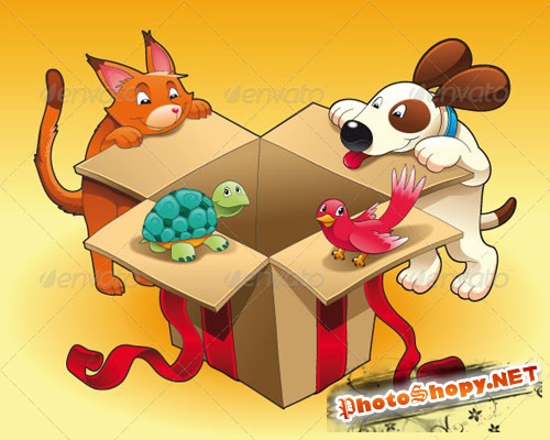 GraphicRiver - Gift and Pets 152547