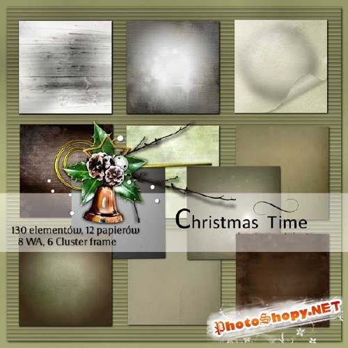 Рождественский скрап-набор - Время Рождества 
