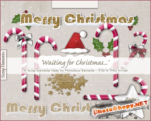 Waiting for Christmas PSD Template