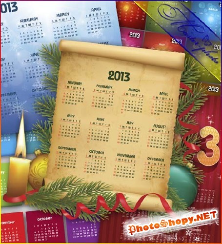 Набор календарей на 2013 год