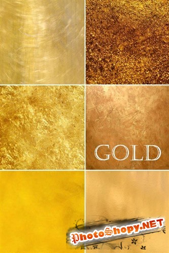 Текстуры полированного золота