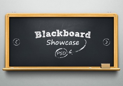 Blackboard Showcase PSD