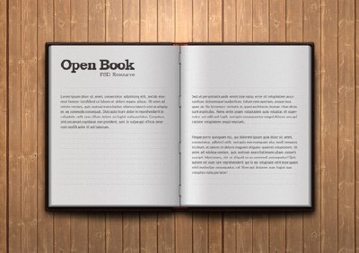 Open Book PSD