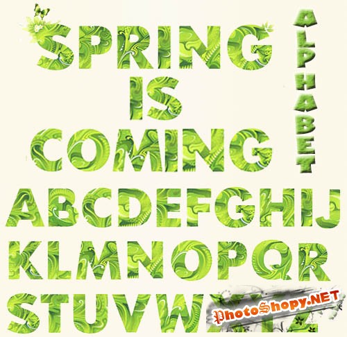 Весенний алфавит "Spring is coming"