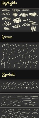 Doodle Symbols PS Brushes