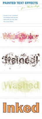 Painted Text Effects