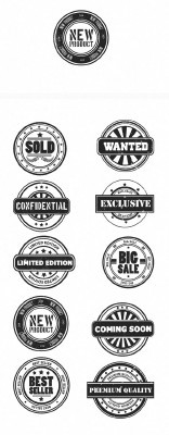 Simple Badges Set 1