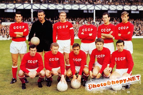 Шаблон мужской - Супер команда СССР по футболу
