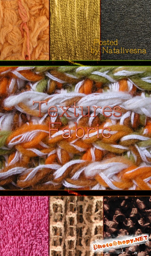Текстуры – Ткани, шерсти, пряжи