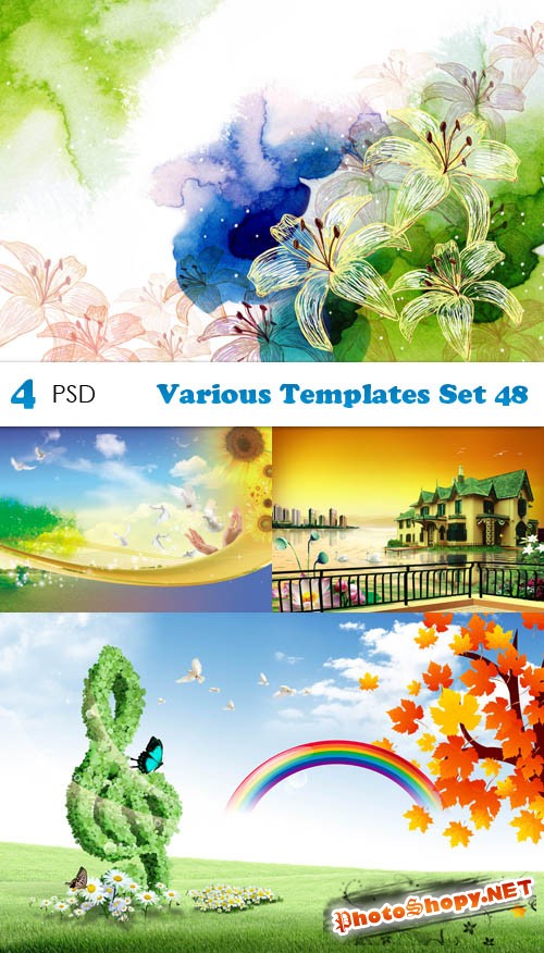 PSD - Various Templates Set 48