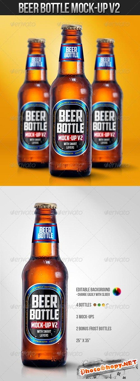 PSD - Beer Bottle Mock-Up V2