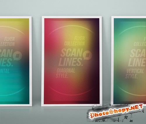 Scanline Led Flyers Collection