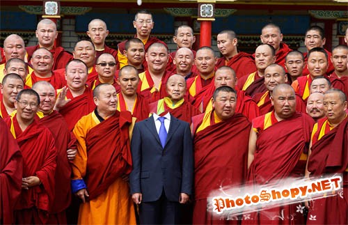 Шаблон psd - Увлекательное путешествие в Тибет