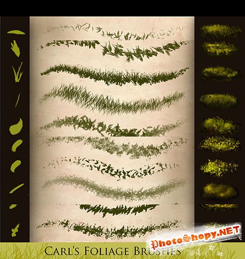 Ultimate Grass Photoshop Brushes