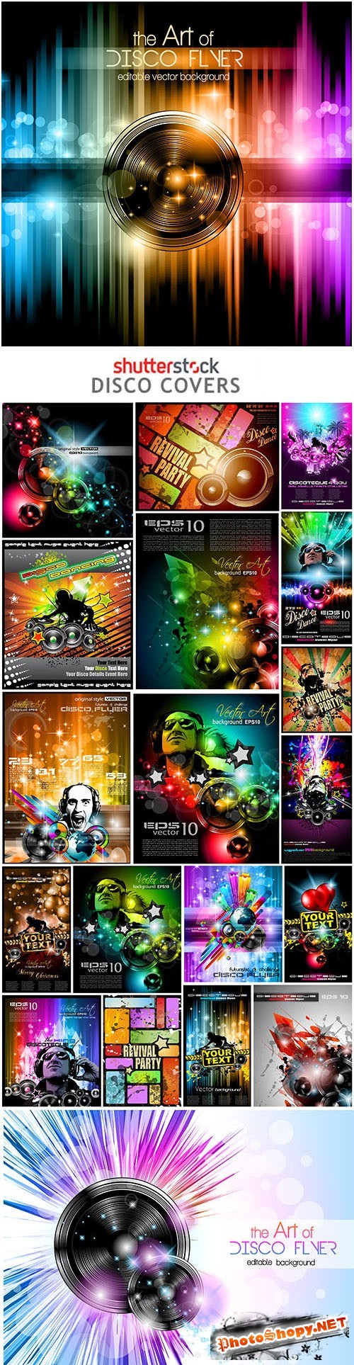 Shutterstock - Disco Covers 25xEPS