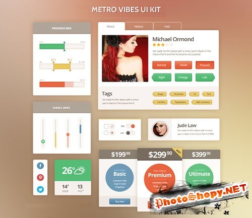 Metro Vibes - The Perfect Metro Style UI Kit