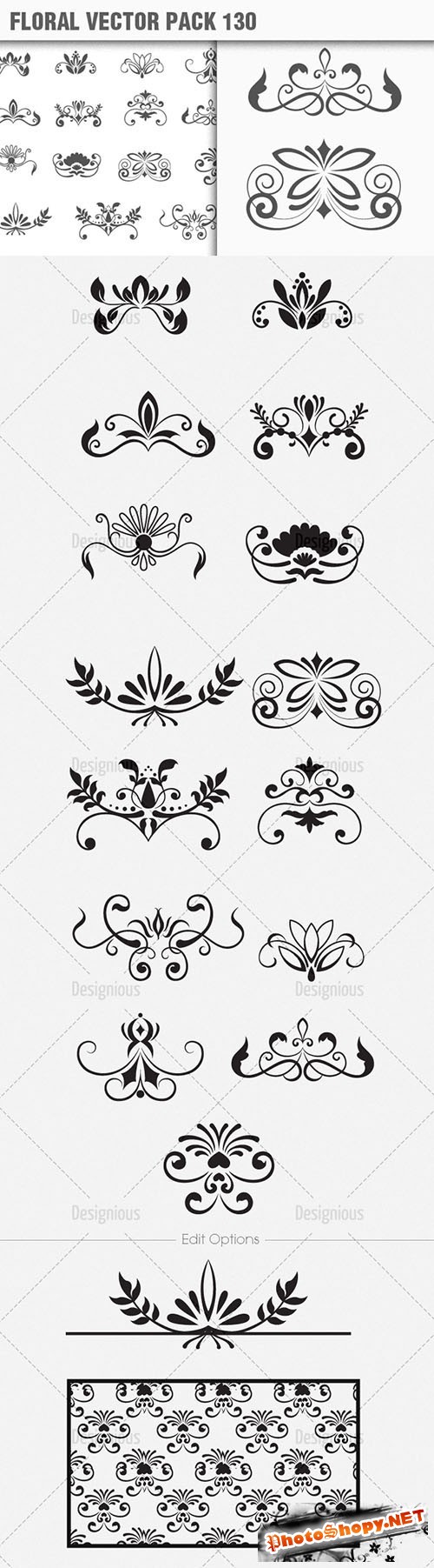 Floral Vector Pack 130