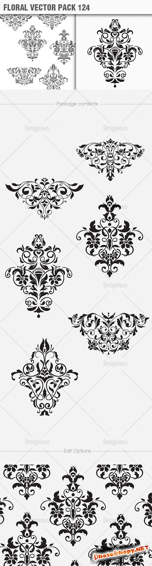 Floral Vector Pack 124