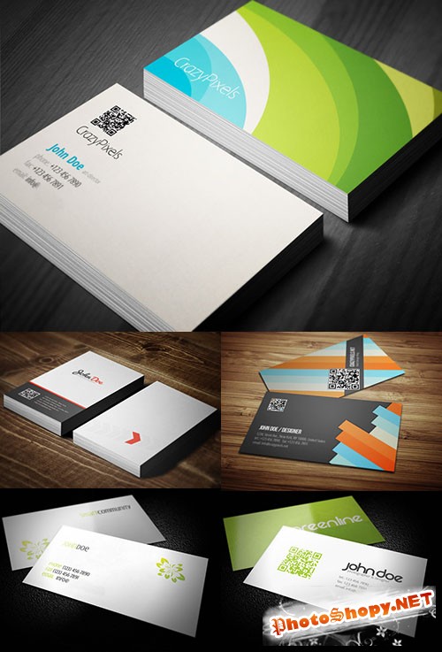 5 High Quality Business Card Designs - PSD Sources
