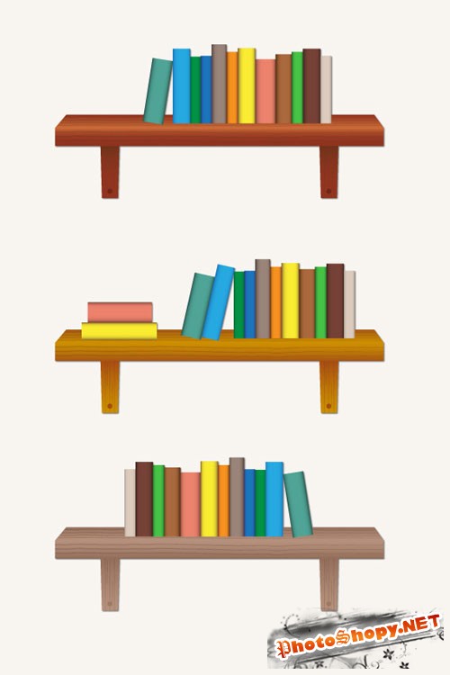 Bookshelf AI Vector Template