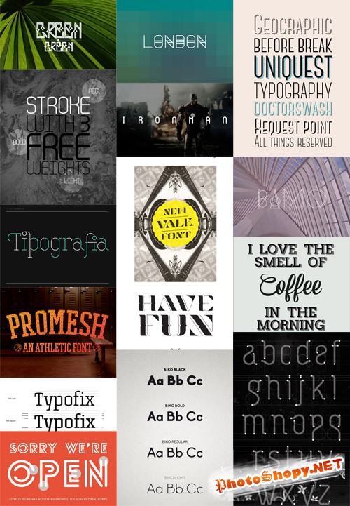 Creative Typography Fonts Pack