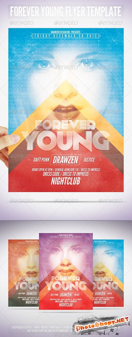 GraphicRiver - Forever Young Flyer Template