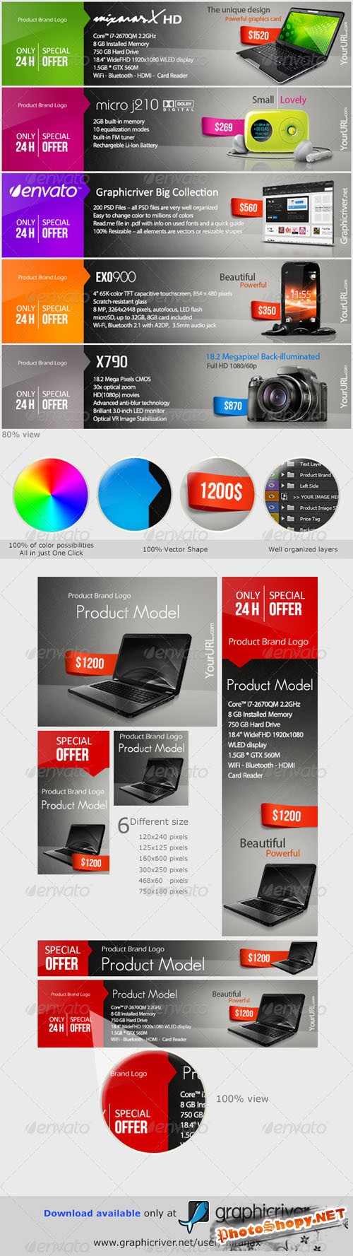 GraphicRiver - Web Marketing Banners & Advertise - PSD Templates 2772833