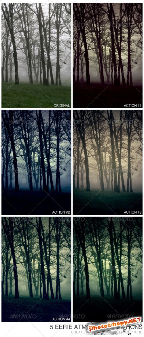 GraphicRiver - 5 Eerie Atmosphere Actions 234988