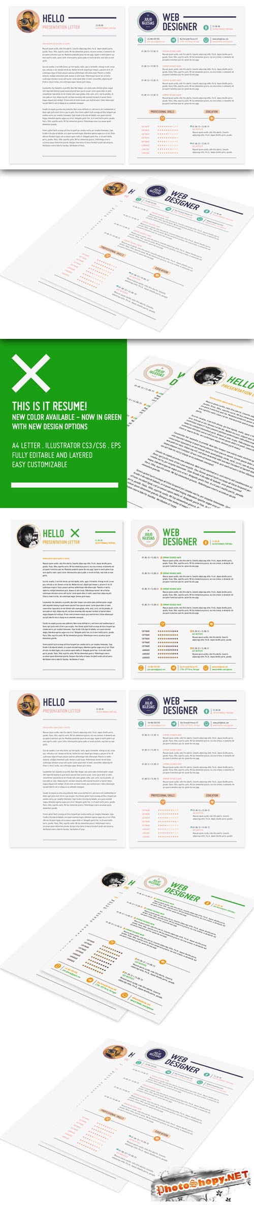 CreativeMarket - This is it Resume