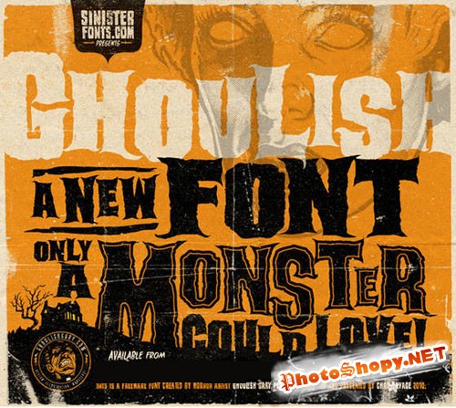 Ghoulish Normal Font