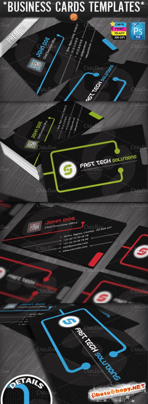 Creativemarket - Technology Business Cards Templates