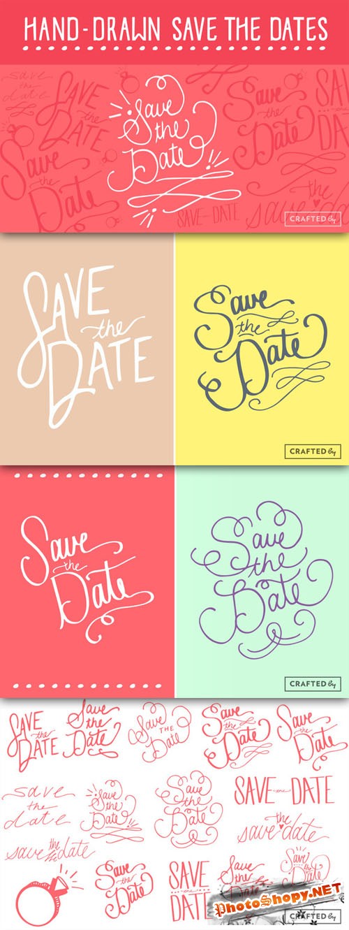 Creativemarket - Save the Date Vectors