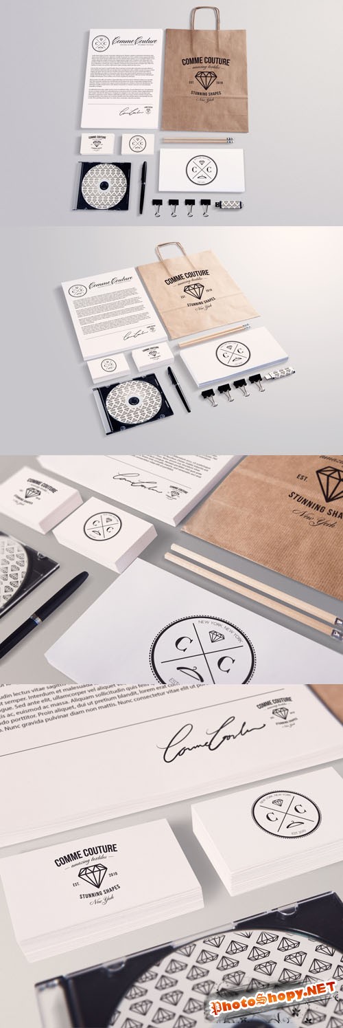Stationery Mock up Templates Collection 1