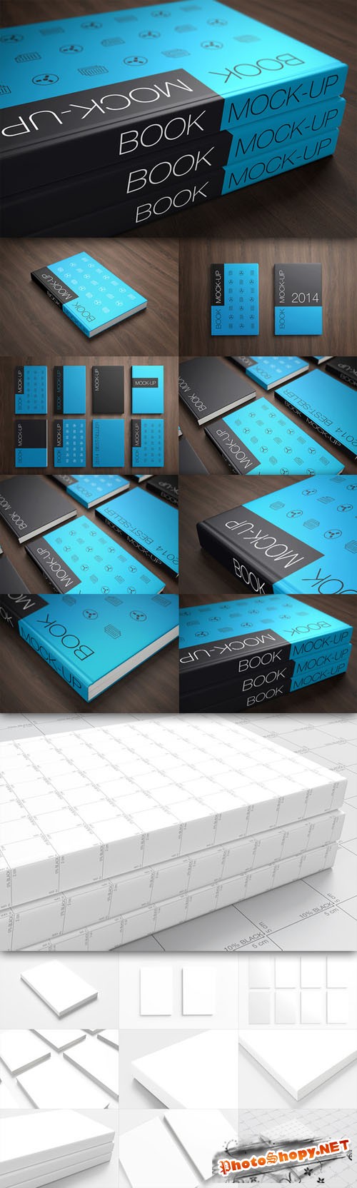 CreativeMarket - Book Cover Mock-up's