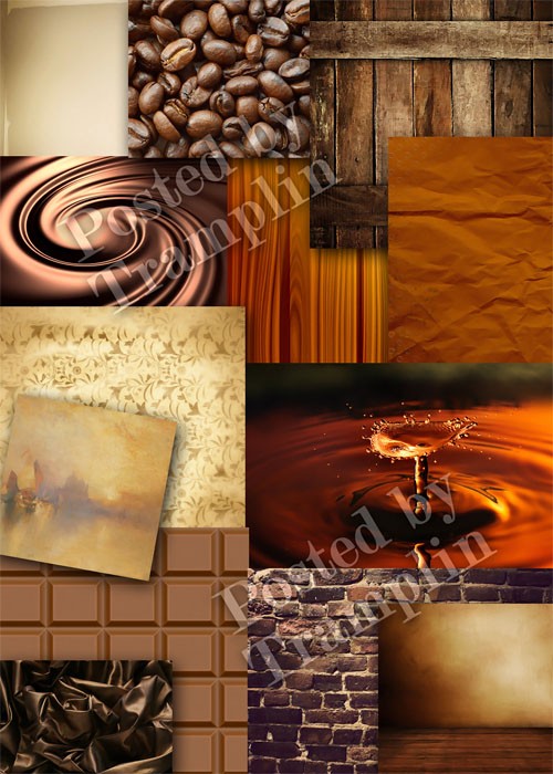 Коричневые фоны – Шоколадные, кофейные, деревянные, винтажные, бумажные