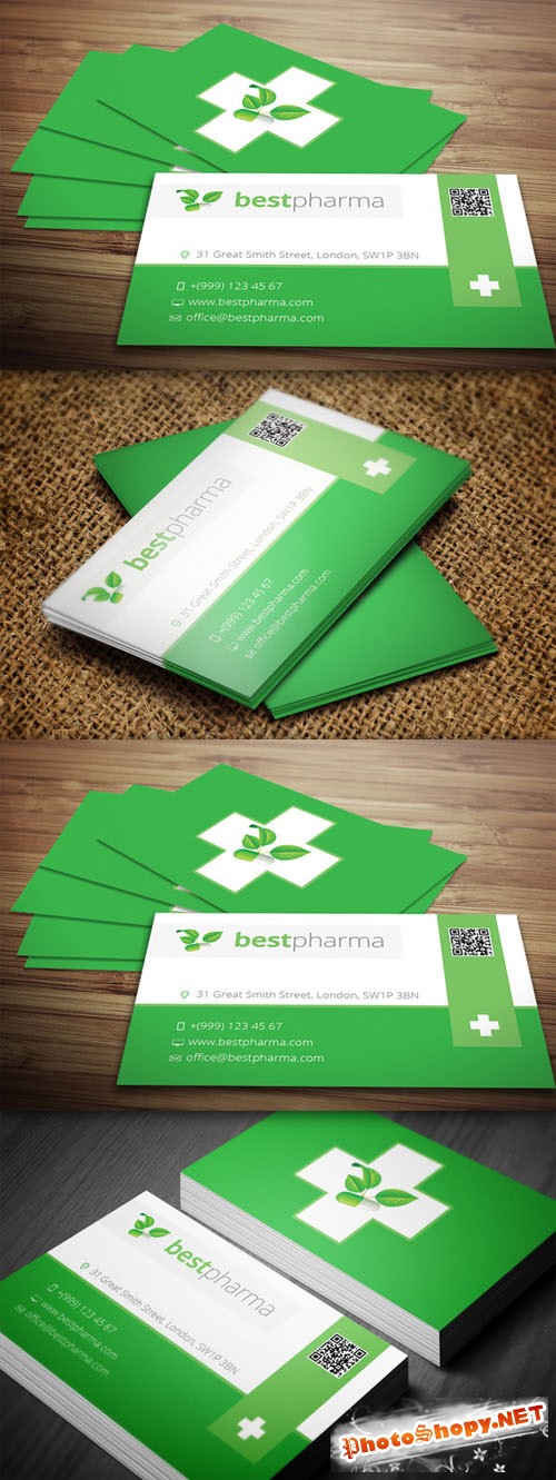 CreativeMarket - Pharmacy Business Card