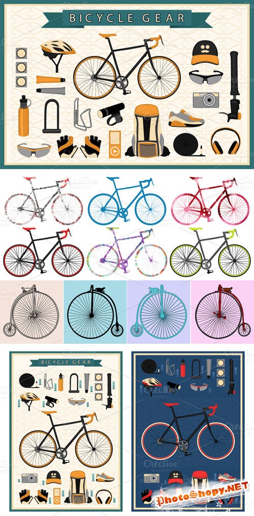 CreativeMarket - Bike Gear