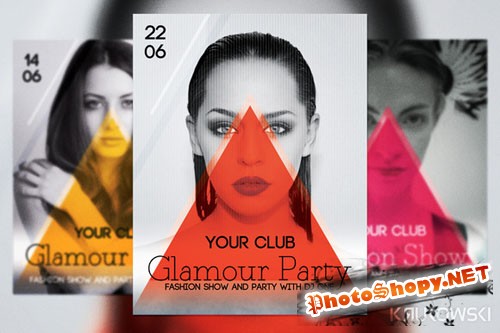 CreativeMarket - Glamour Party Flyer