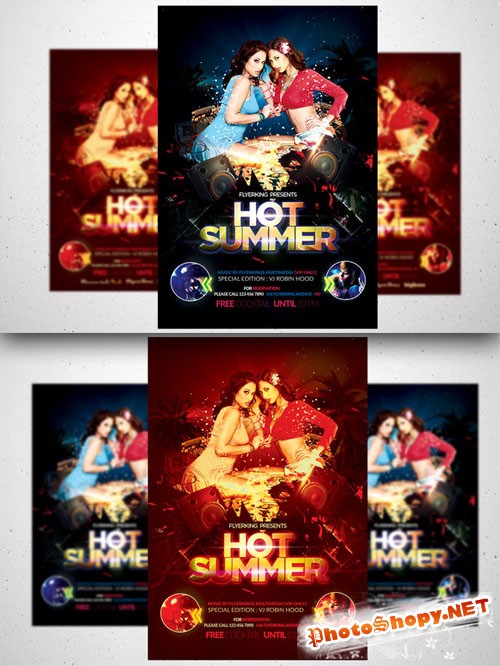 CreativeMarket - Summer Hot Flyer