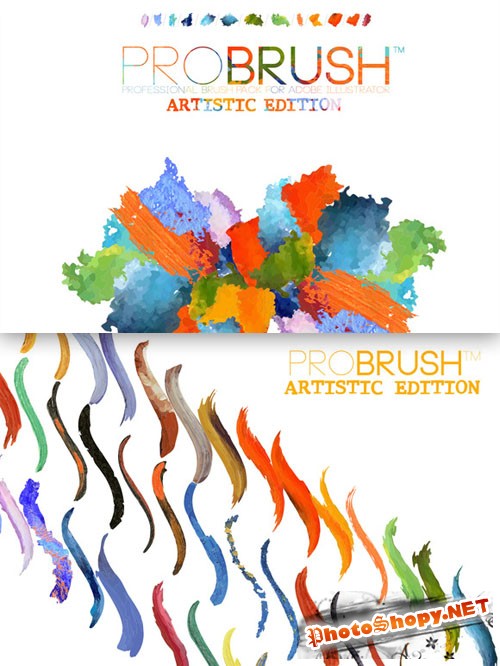 CreativeMarket - 41 Artistic Brushes - ProBrush
