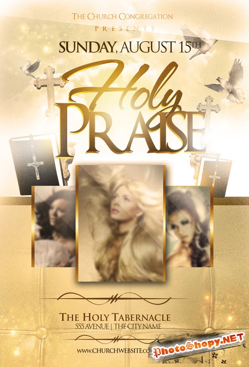 Flyer Template - Holy Praise